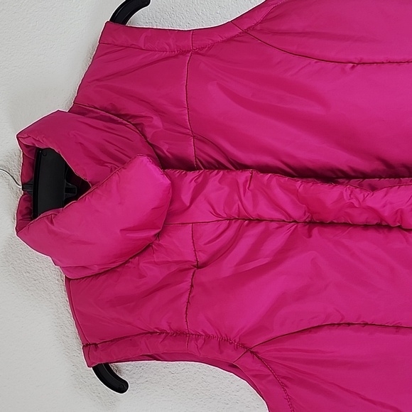 Newyork&Company women pink puffer vest jacket size S - Picture 4 of 16